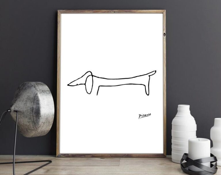 Dog Lump by Pablo Picasso - Printerhino